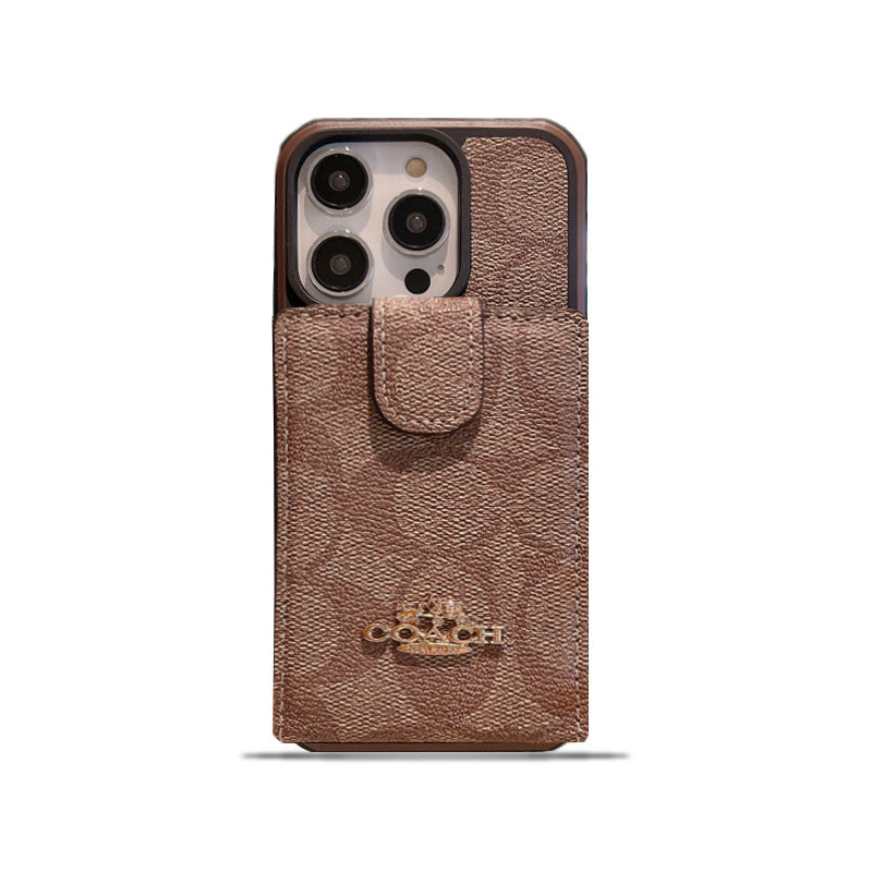 Coach iPhone Case With Wallet -LBK241416 - Iphonecasehouse