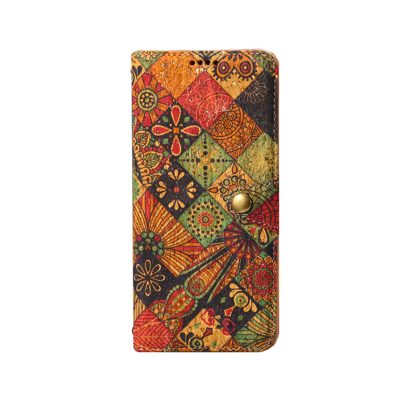 Vintage Floral seasons Leather Wallet Case – Boho Chic Protection for iPhone Case - Iphonecasehouse