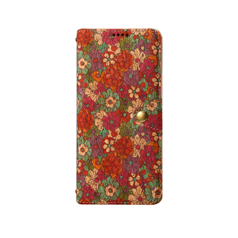 Vintage Floral seasons Leather Wallet Case – Boho Chic Protection for iPhone Case - Iphonecasehouse
