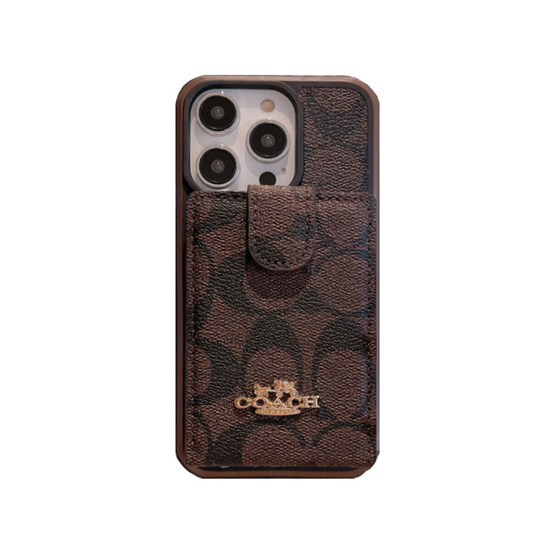 Coach iPhone Case With Wallet -LBK241416 - Iphonecasehouse