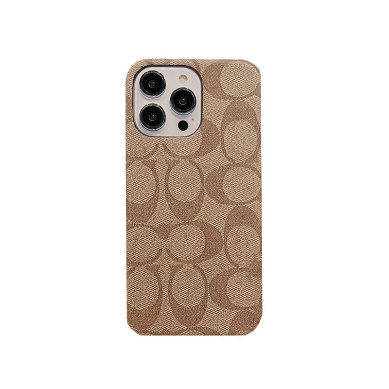 Classic Coach iPhone Case Brown -JDK241426 - Iphonecasehouse