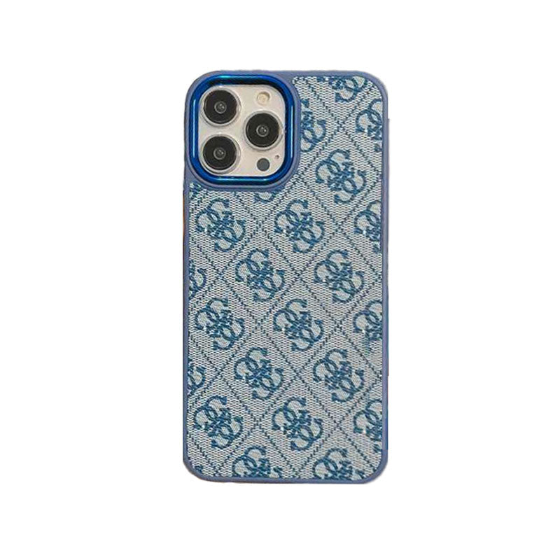 Purple Guess iPhone Case-MD231025 - Iphonecasehouse
