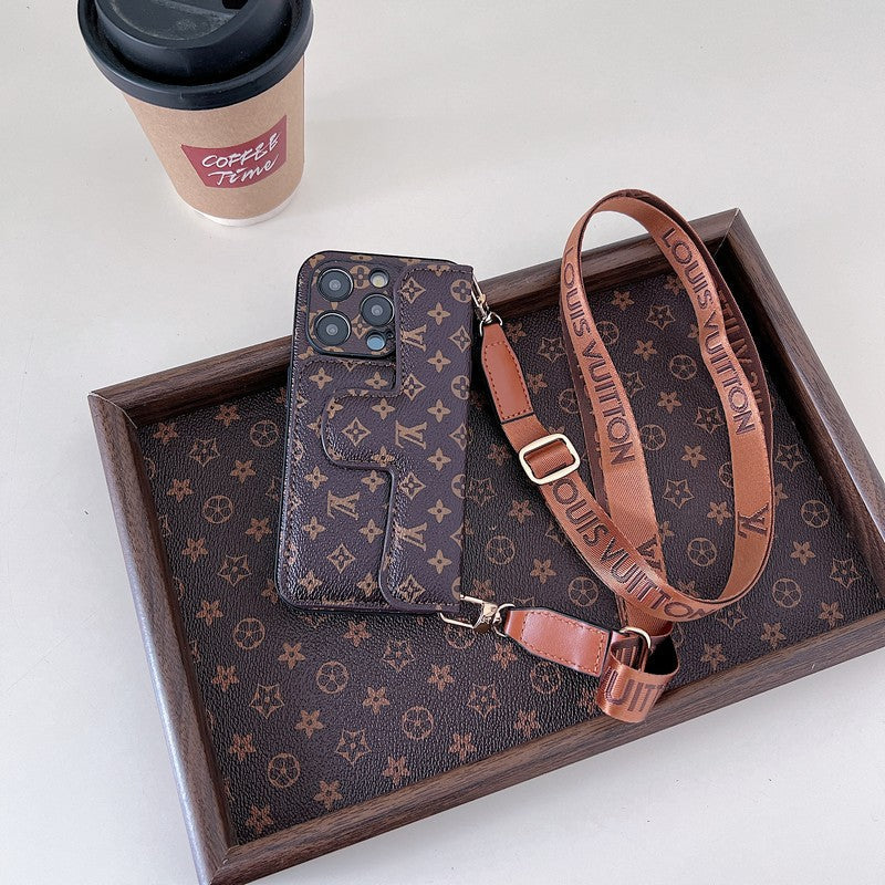 Lou Side Card Holder Crossbody iPhone Case - Iphonecasehouse