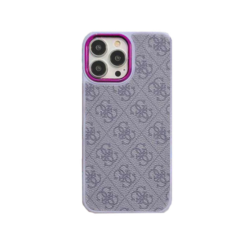 Purple Guess iPhone Case-MD231025 - Iphonecasehouse