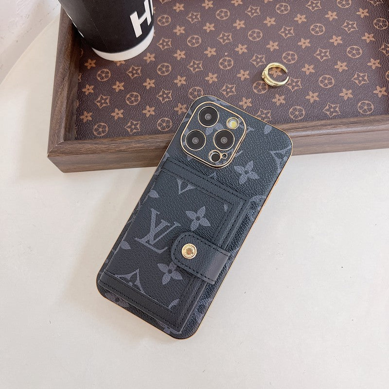 Lou Classic Color Card Bag iPhone Case - Iphonecasehouse