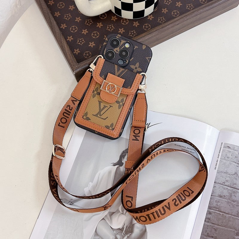 Lou Card Holder Crossbody iPhone Case - Iphonecasehouse