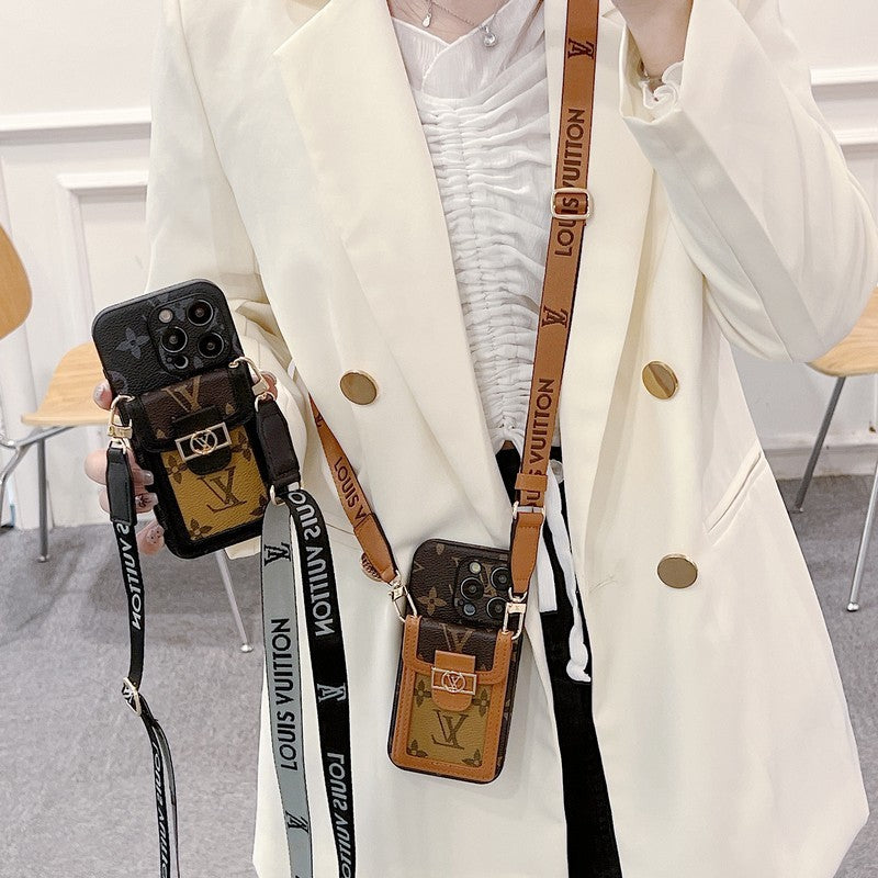 Lou Card Holder Crossbody iPhone Case - Iphonecasehouse