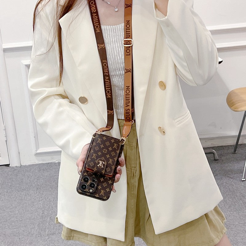 Lou Card Bag Crossbody Color Chain iPhone Case - Iphonecasehouse