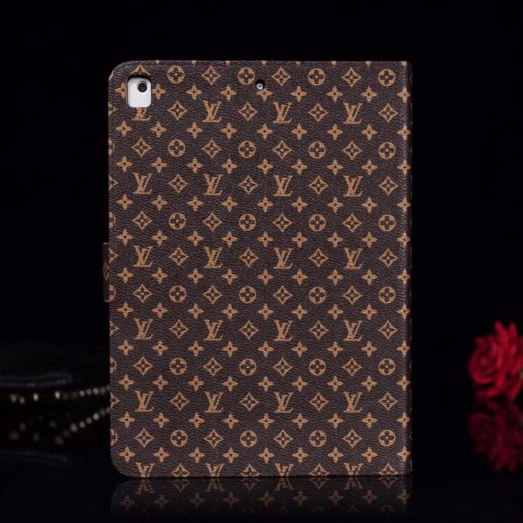Elegant Monogram Canvas Flip Cover Apple iPad Protective Leather Case - Iphonecasehouse