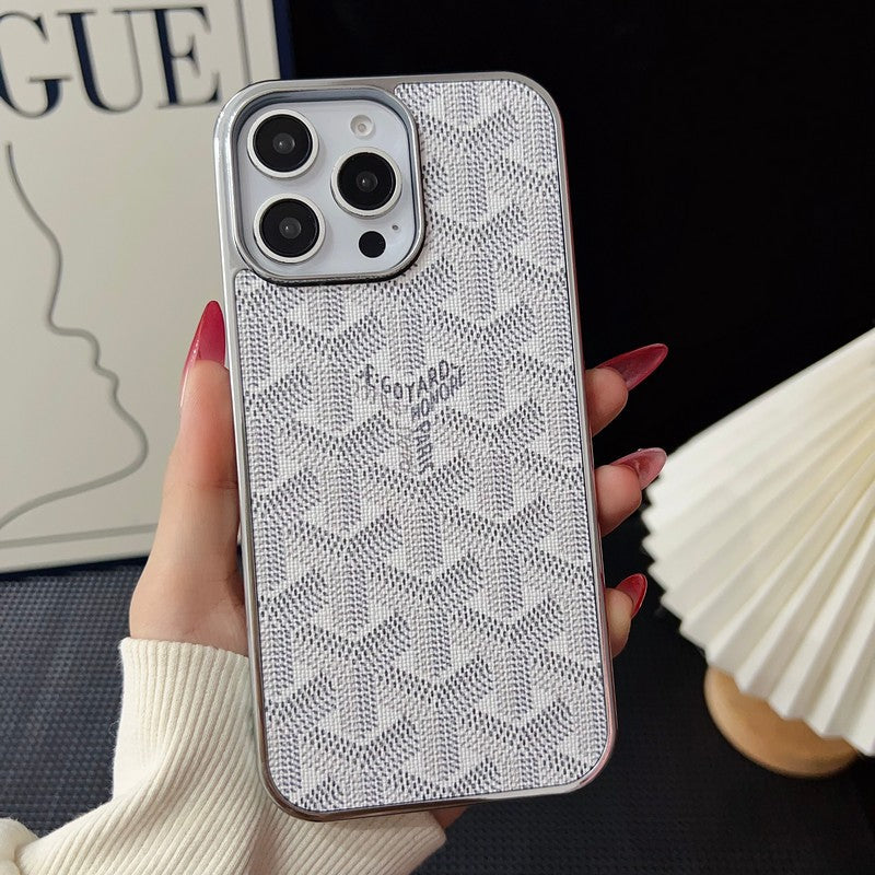 Goya Multi-Color White Gold iPhone Case - Iphonecasehouse