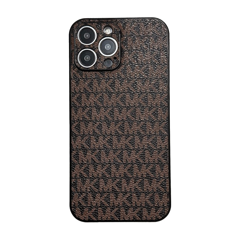 MK Leather iPhone Case - Iphonecasehouse