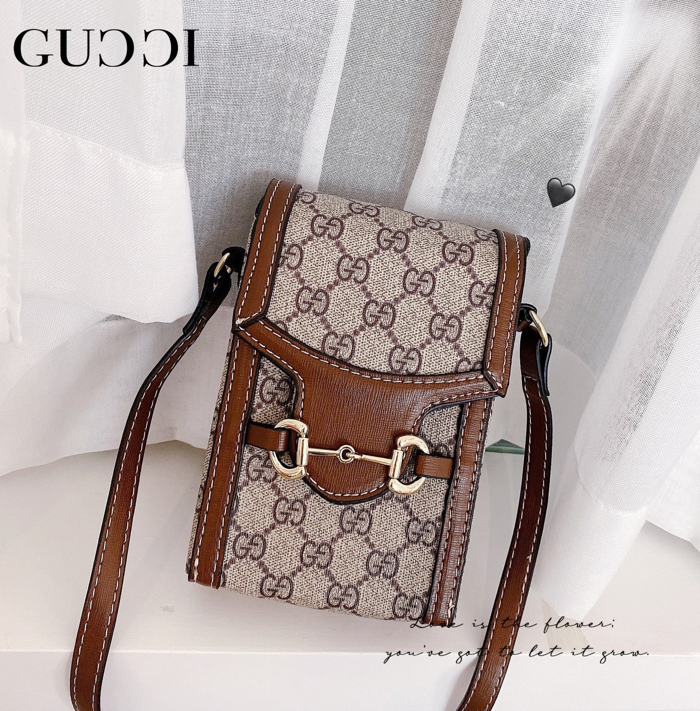 GG Crossbody Leather Bag - Iphonecasehouse