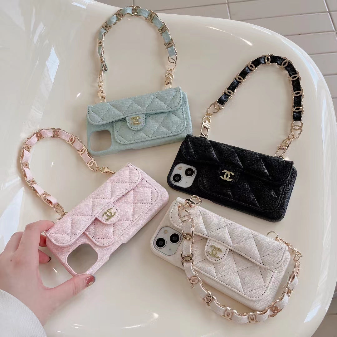 CN Pastel iPhone Cases Bag With Strap - Iphonecasehouse
