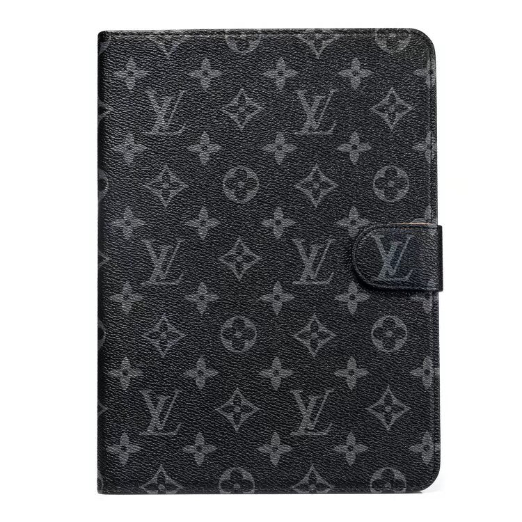 Elegant Monogram Canvas Flip Cover Apple iPad Protective Leather Case - Iphonecasehouse