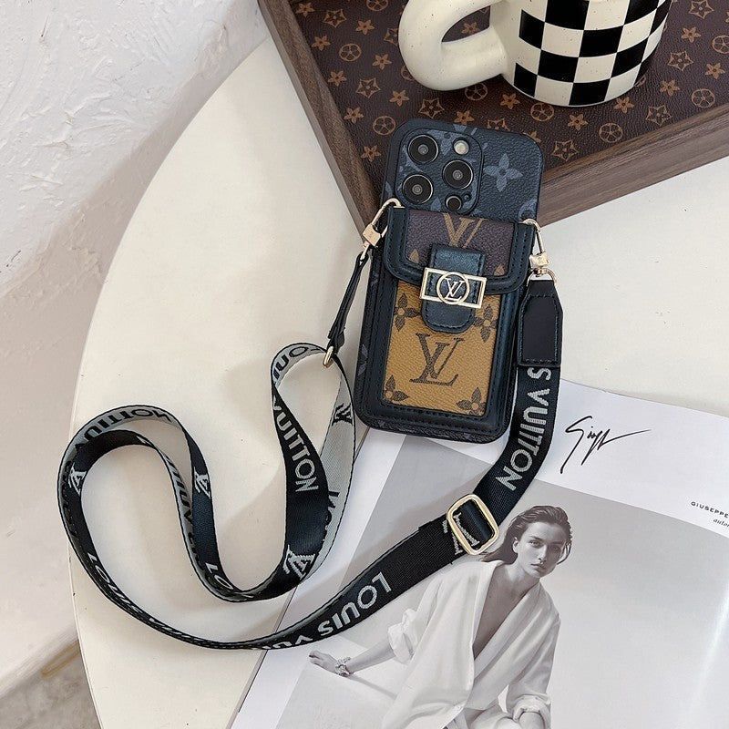 Lou Card Holder Crossbody iPhone Case - Iphonecasehouse
