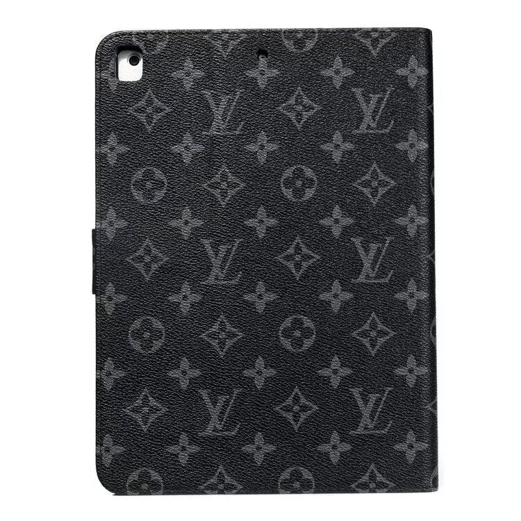 Elegant Monogram Canvas Flip Cover Apple iPad Protective Leather Case - Iphonecasehouse
