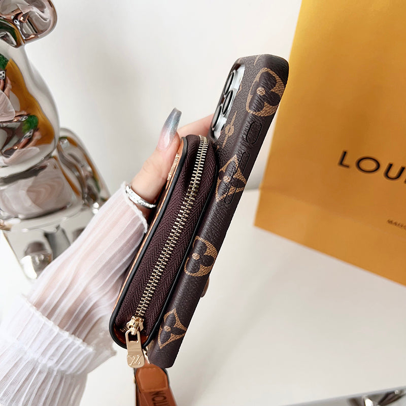 Lou GG Card Holder Chain iPhone Case - Iphonecasehouse