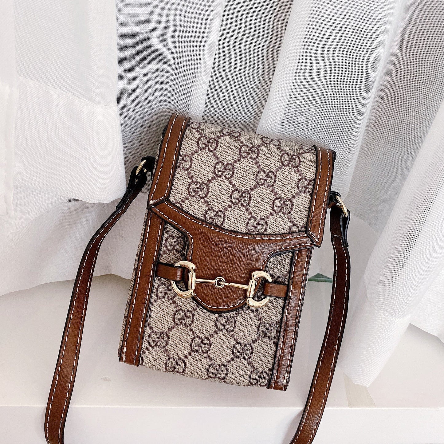 GG Crossbody Leather Bag - Iphonecasehouse