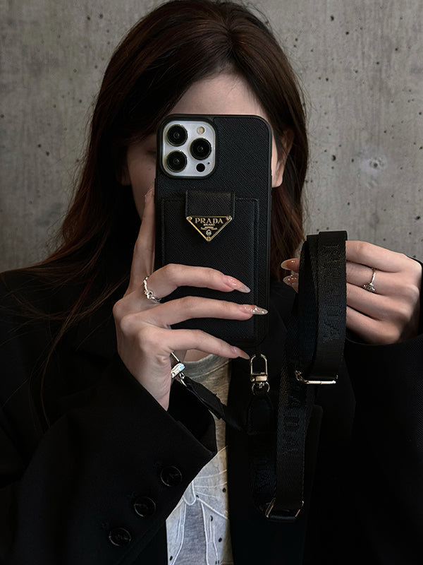Pra Crossbody Leather iPhone Case - Iphonecasehouse