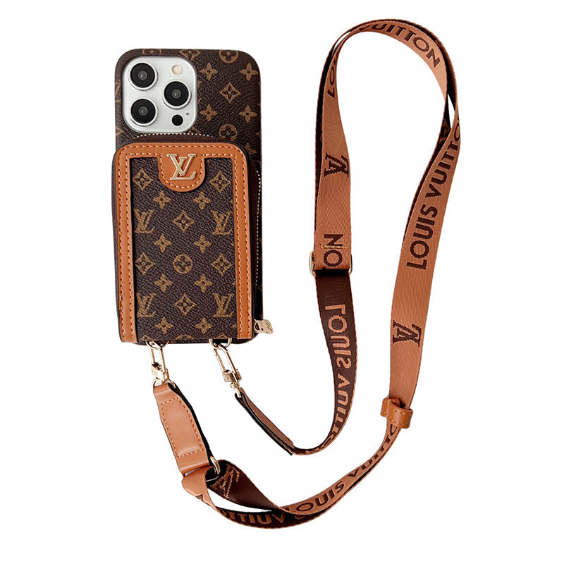 Lou GG Card Holder Chain iPhone Case - Iphonecasehouse
