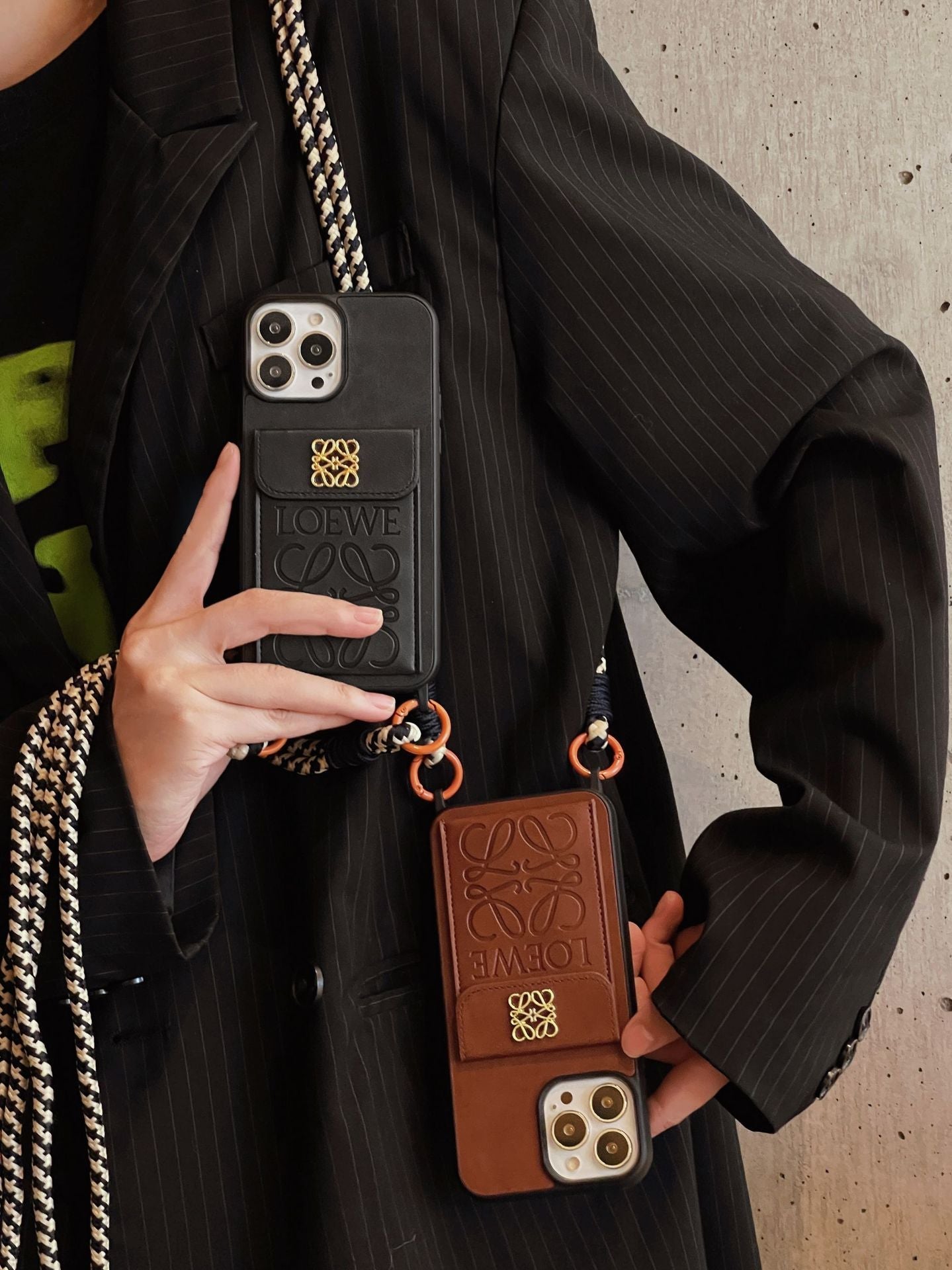 Loe Card Holder Leather iPhone Case - Iphonecasehouse
