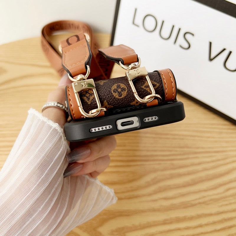 Lou GG Card Holder Chain iPhone Case - Iphonecasehouse