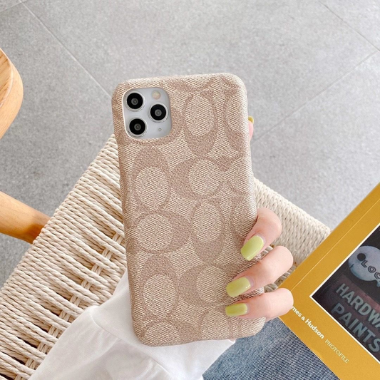 Classic Coach iPhone Case Coffee -JDK241426 - Iphonecasehouse