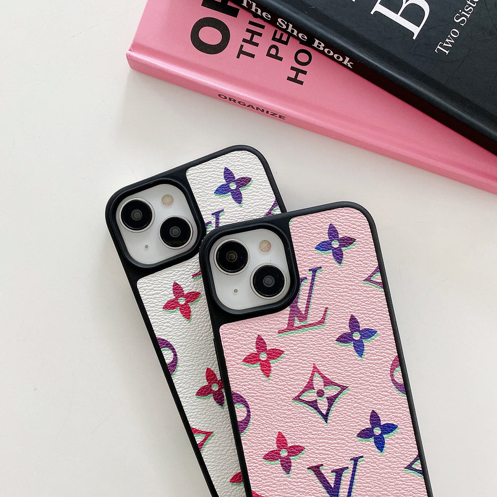 Lou Color Leather iPhone Case - Iphonecasehouse