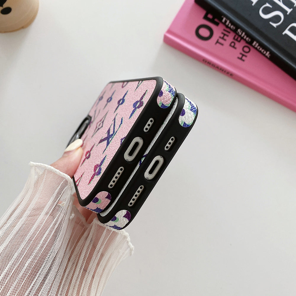 Lou Color Leather iPhone Case - Iphonecasehouse