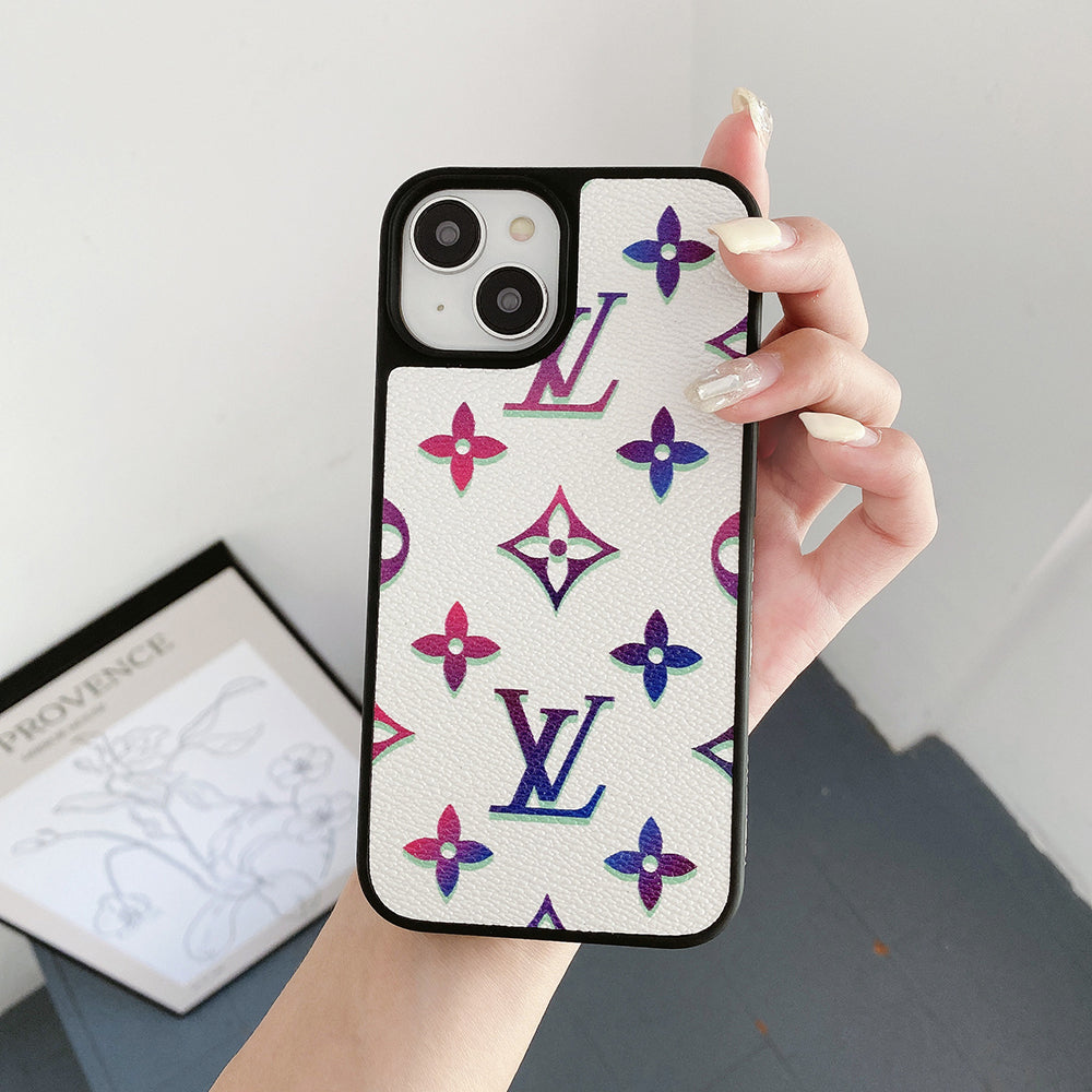 Lou Color Leather iPhone Case - Iphonecasehouse