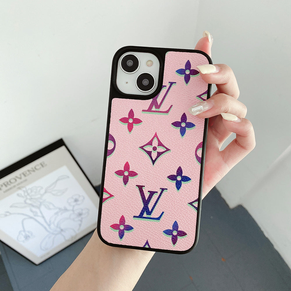 Lou Color Leather iPhone Case - Iphonecasehouse