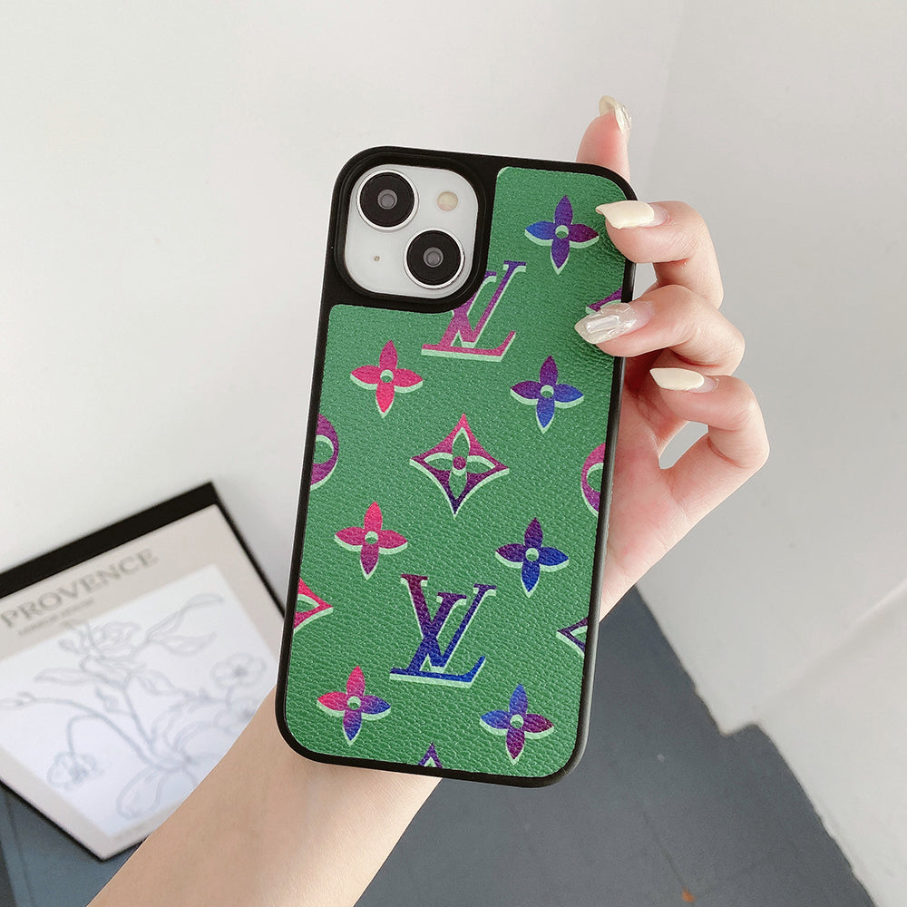 Lou Color Leather iPhone Case - Iphonecasehouse