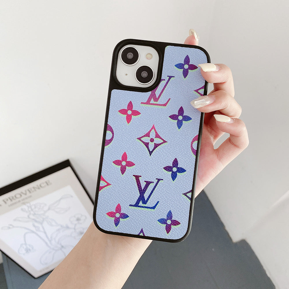 Lou Color Leather iPhone Case - Iphonecasehouse