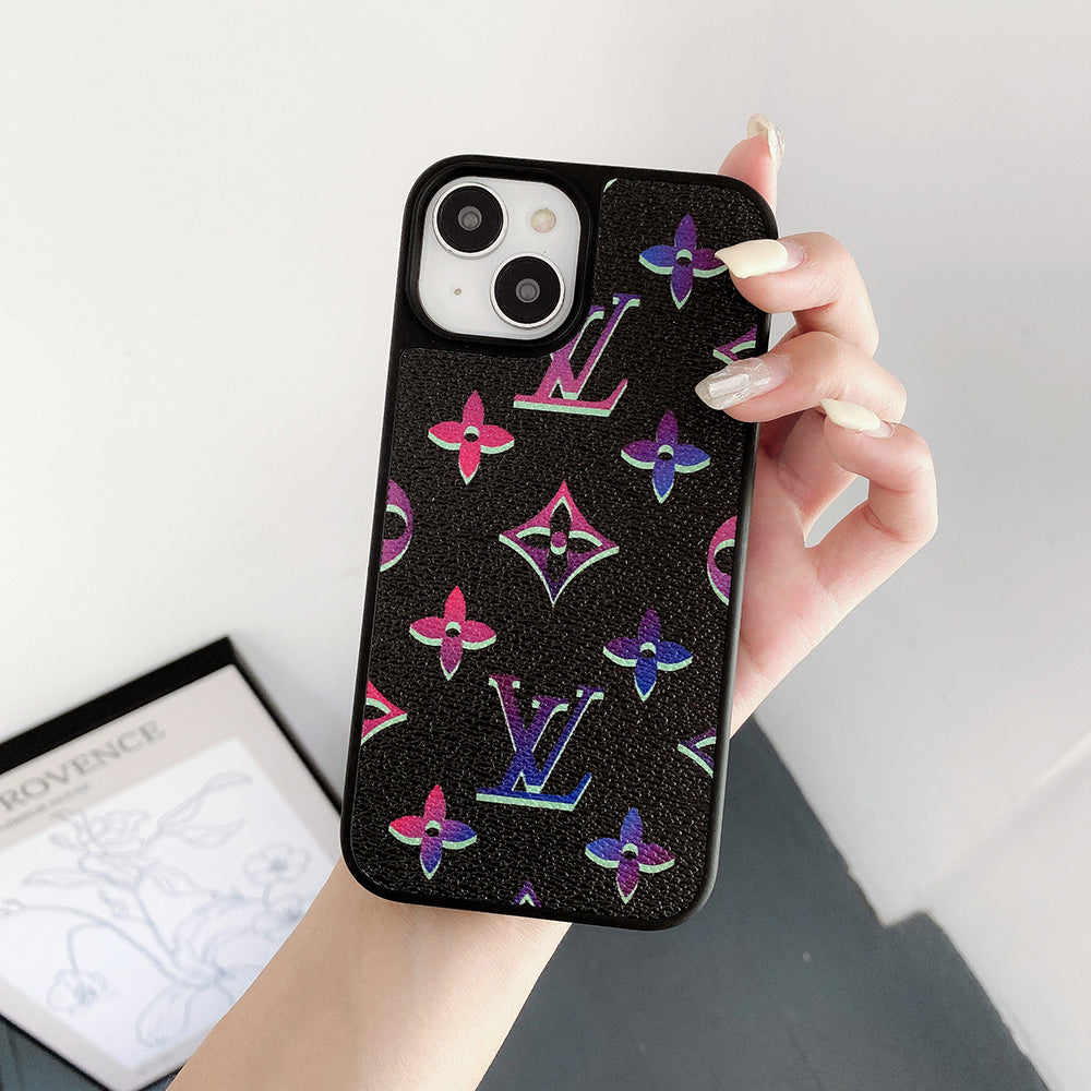Lou Color Leather iPhone Case - Iphonecasehouse