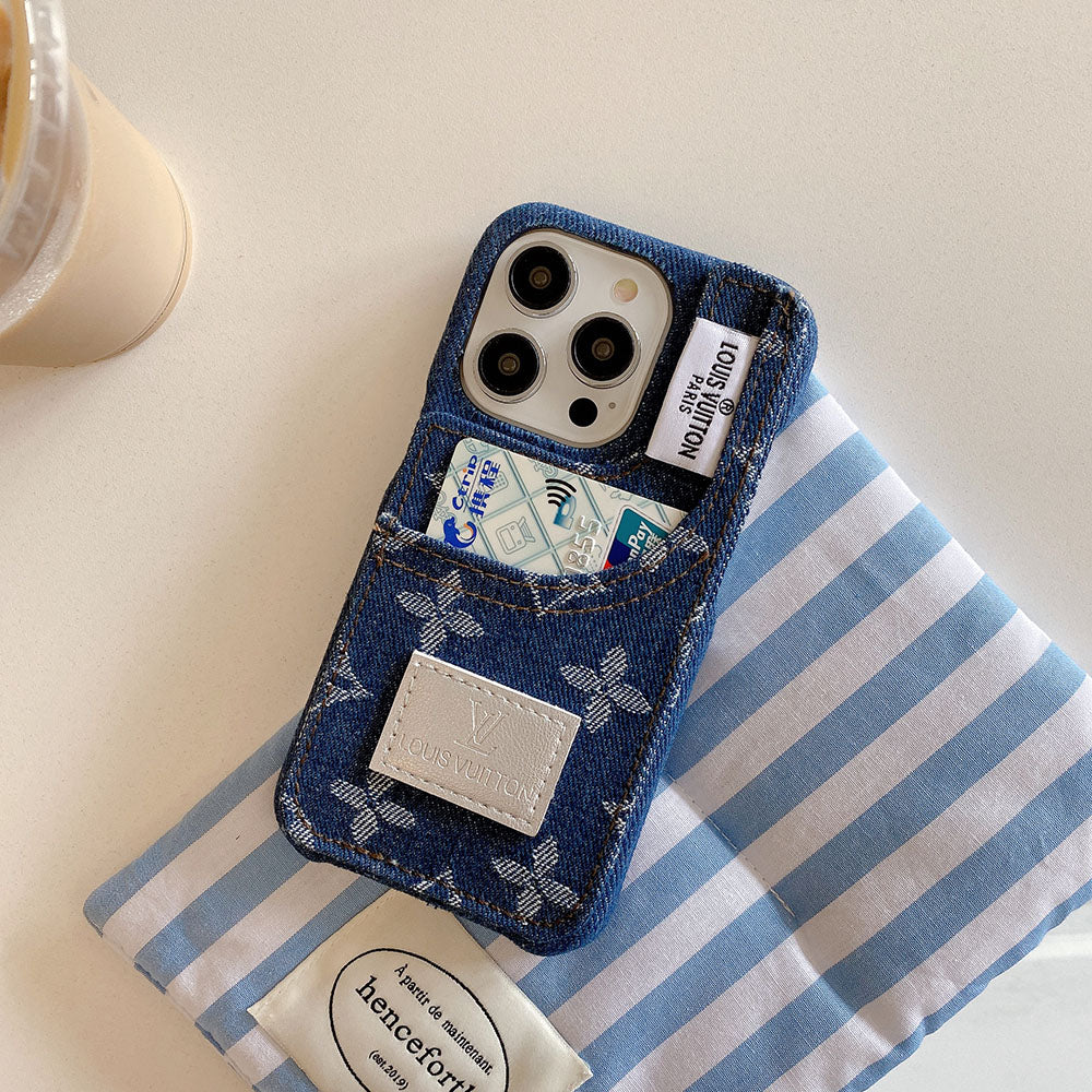 Lou Jeans Pattern iPhone Case - Iphonecasehouse