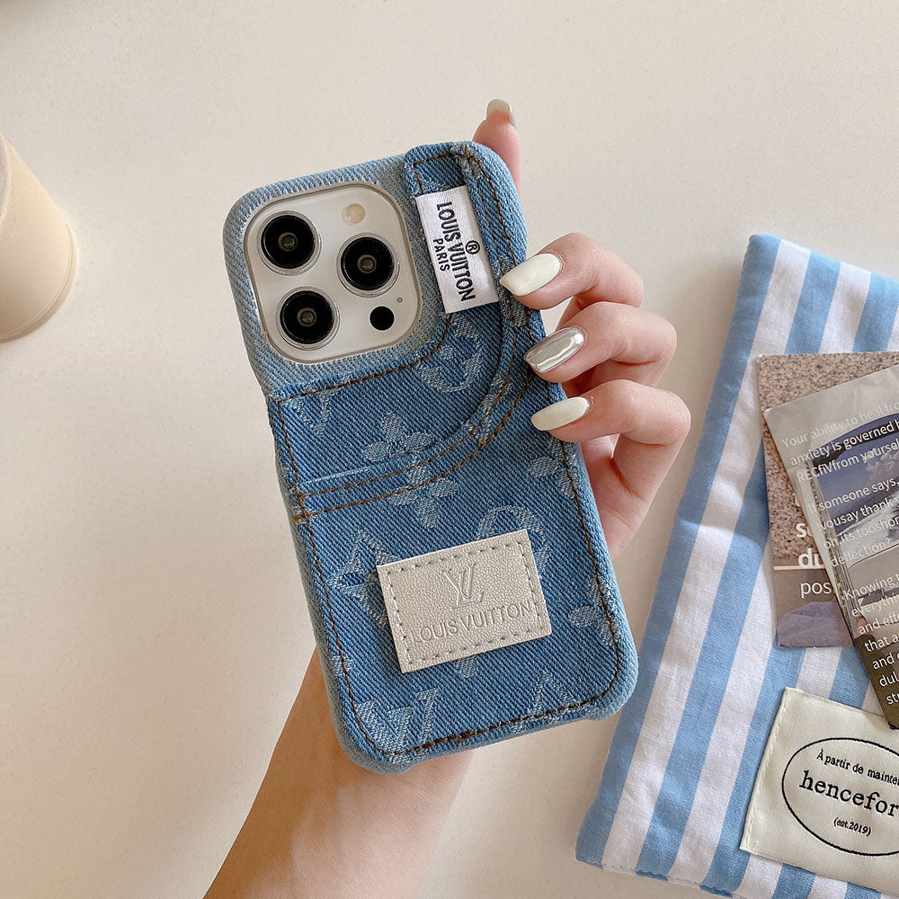Lou Jeans Pattern iPhone Case - Iphonecasehouse