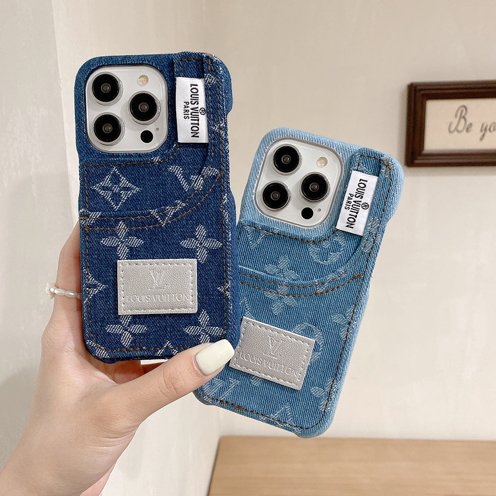 Lou Jeans Pattern iPhone Case - Iphonecasehouse