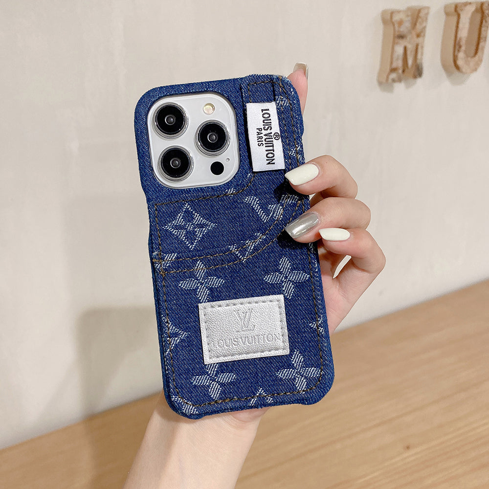 Lou Jeans Pattern iPhone Case - Iphonecasehouse