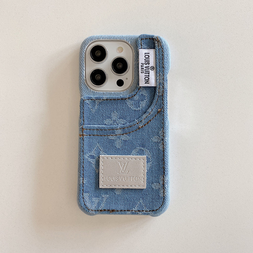 Lou Jeans Pattern iPhone Case - Iphonecasehouse