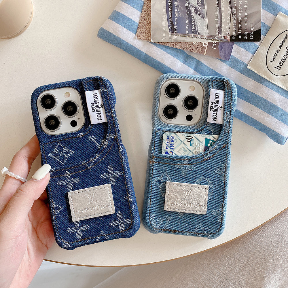 Lou Jeans Pattern iPhone Case - Iphonecasehouse