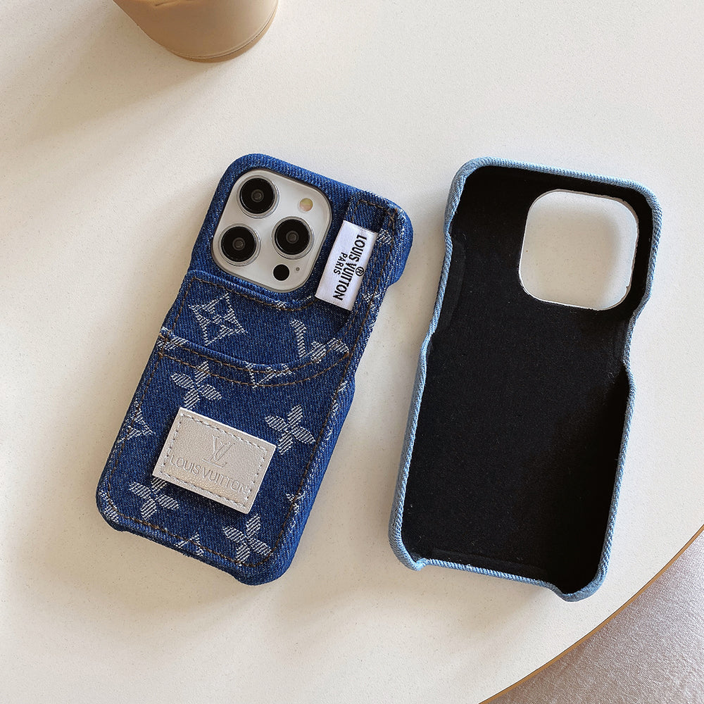Lou Jeans Pattern iPhone Case - Iphonecasehouse