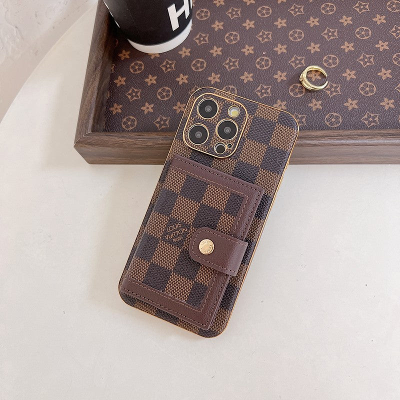 Lou Classic Color Card Bag iPhone Case - Iphonecasehouse
