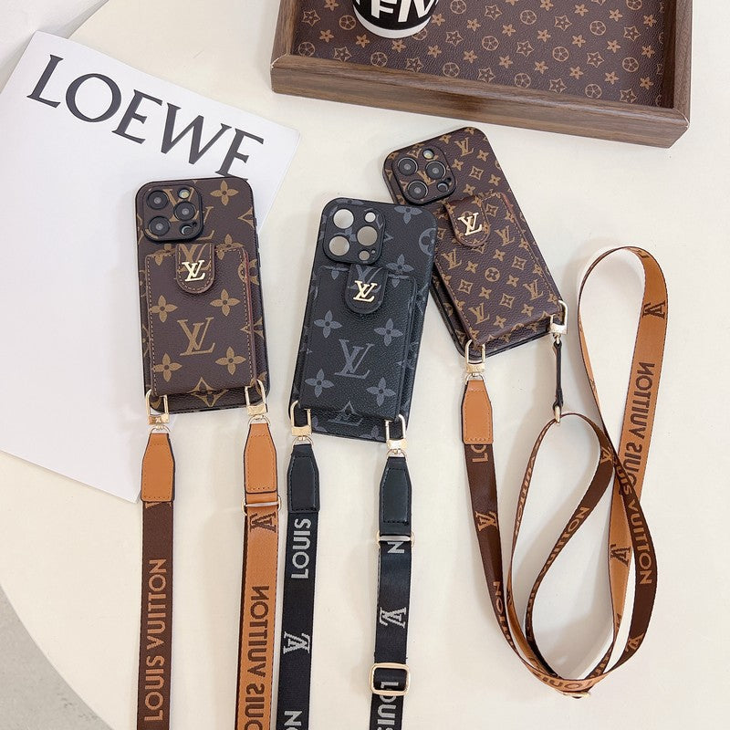 Lou Card Bag Crossbody Color Chain iPhone Case - Iphonecasehouse