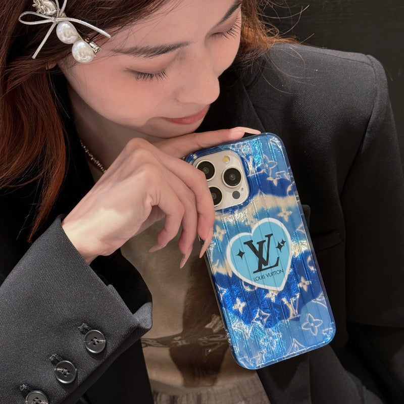 Lou Pink & Blue iPhone Case - Iphonecasehouse