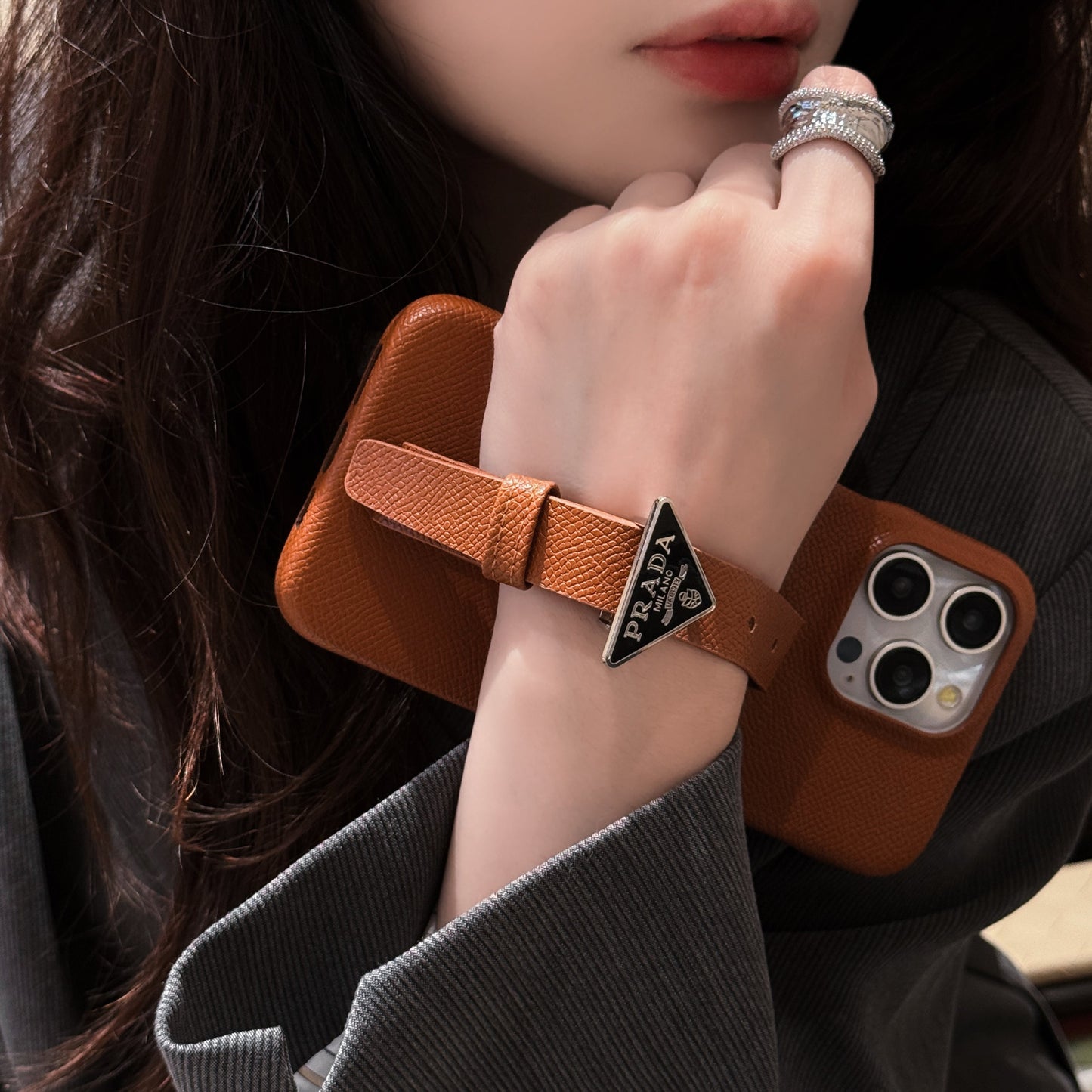 Pra Leather Handle iPhone Case - Iphonecasehouse