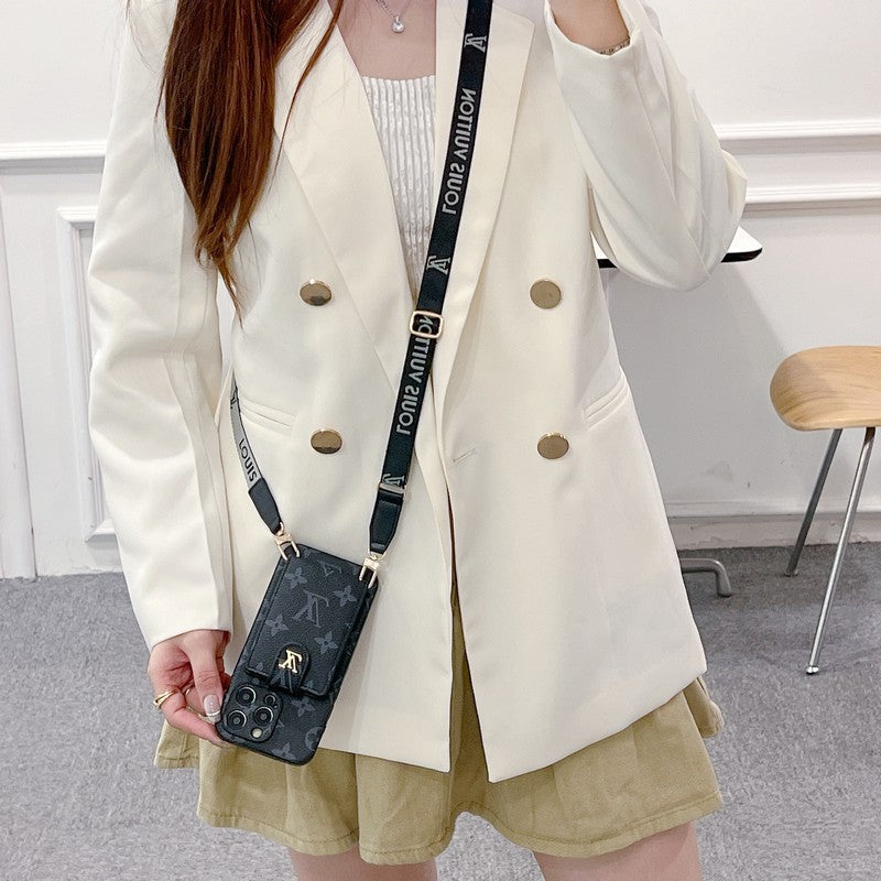 Lou Card Bag Crossbody Color Chain iPhone Case - Iphonecasehouse