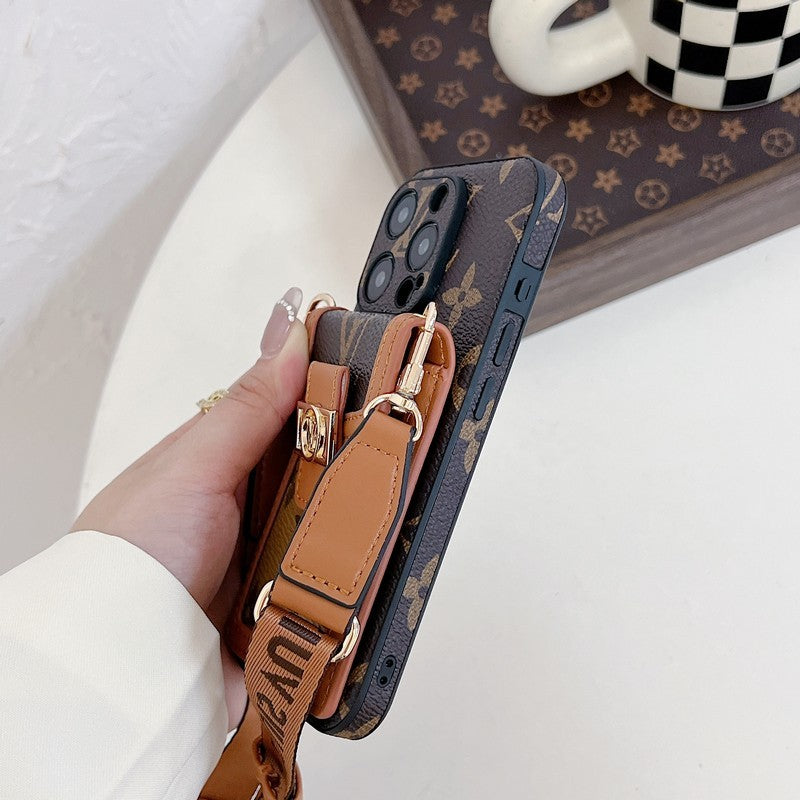 Lou Card Holder Crossbody iPhone Case - Iphonecasehouse