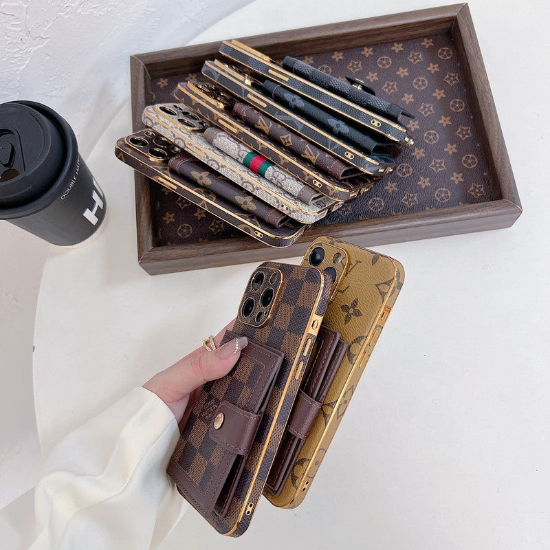 Lou Classic Color Card Bag iPhone Case - Iphonecasehouse