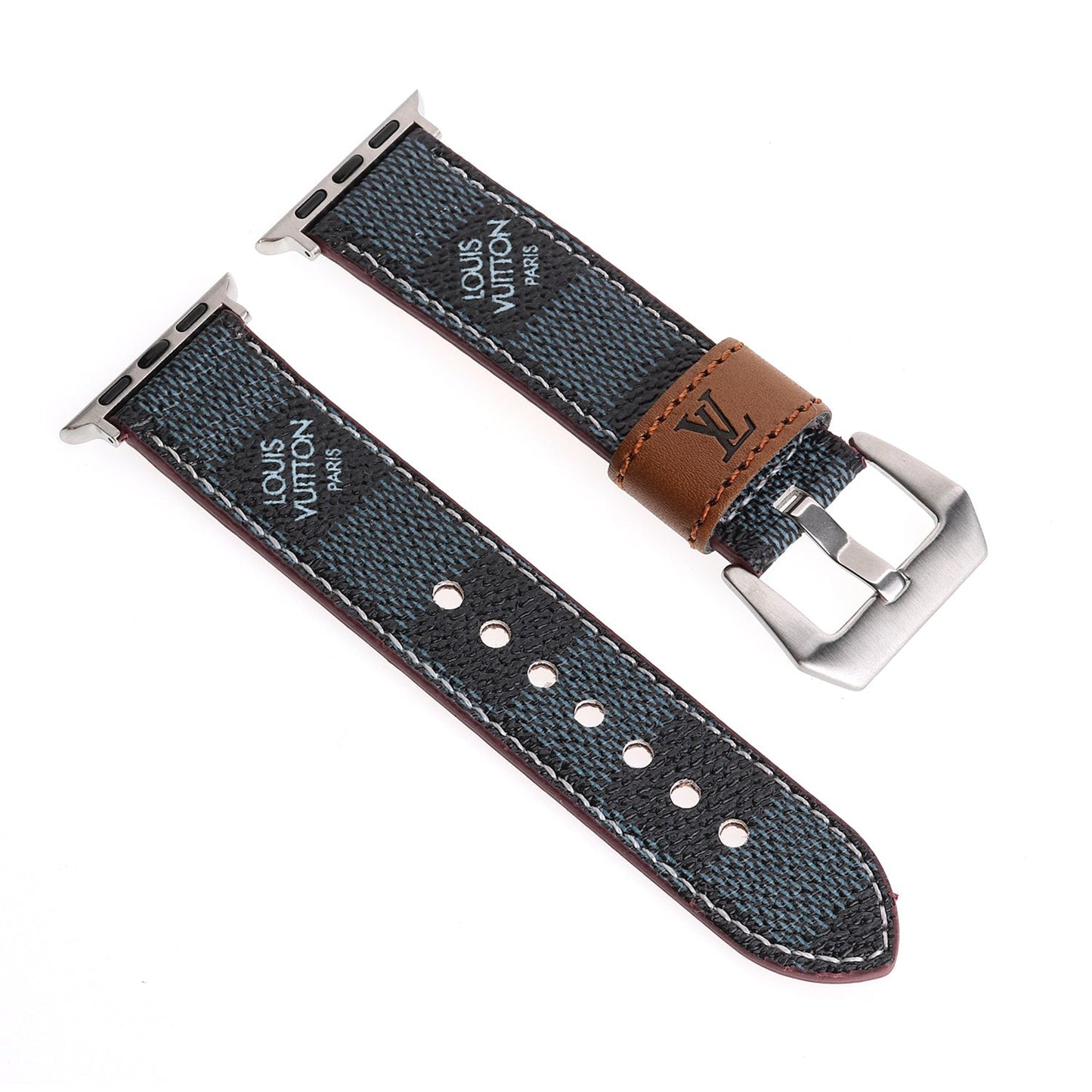 LEATHER CANVAS LUXURY APPLE WATCH BANDS - Iphonecasehouse