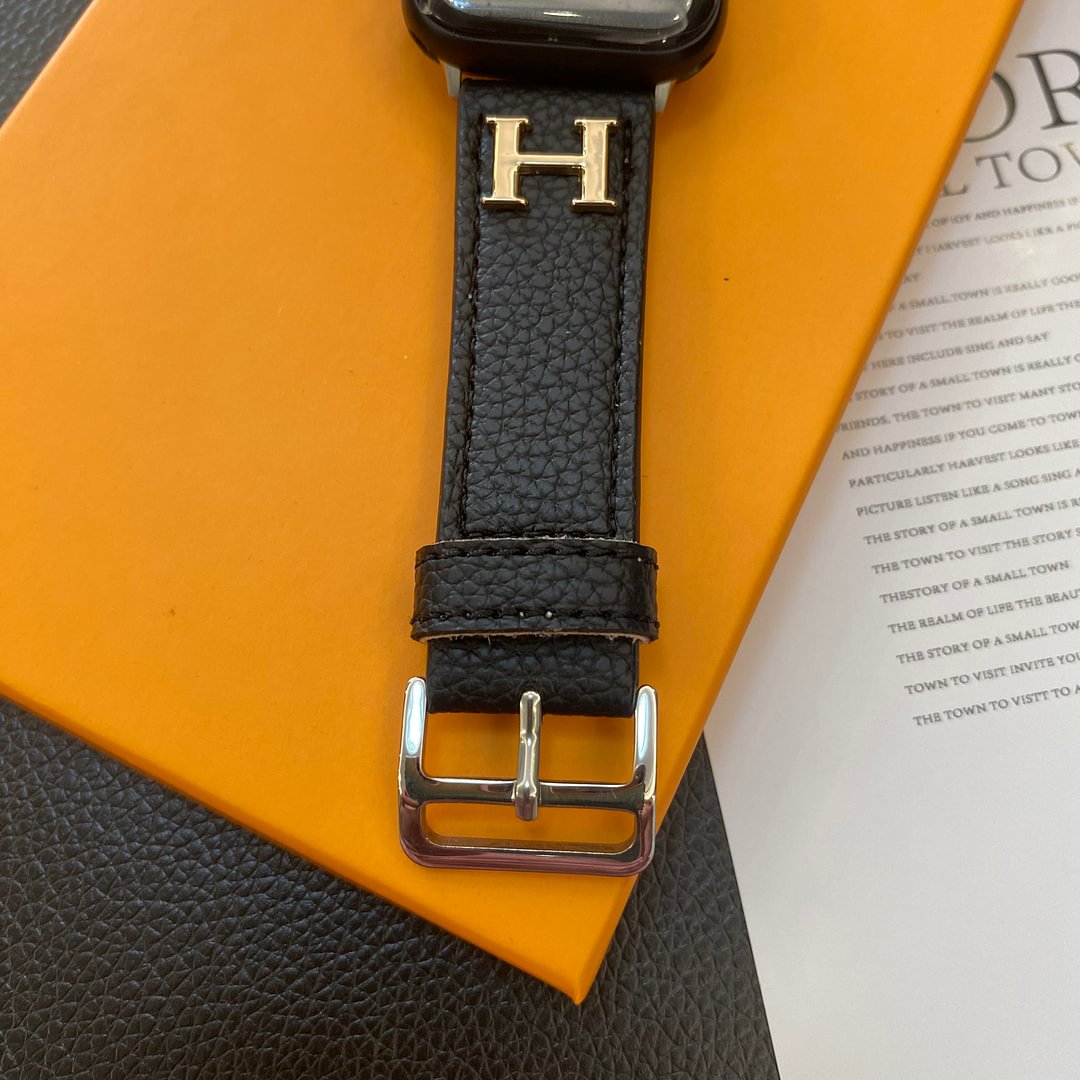 Genuine Pattern Leather Apple Watch Strap - Iphonecasehouse